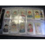 Album containing interest collection of mainly high priced cards, includes Kinnear's - Jockeys (10),