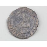 Boy Bishop cast leaded token of large size, obverse depicts a Bishop's mitre, the reverse although