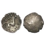 Ancient British, Celtic, silver half-unit of the Corieltauvi, c.12-c.15 A.D., VEP Type, Spink 409,