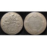 British Commemorative Medallion, silver d. 31mm: 'To Commemorate the Signing of Peace at Versaille