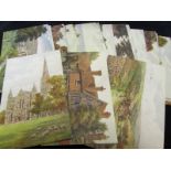 A R Quinton range of old postcards (approx 60)