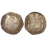 Charles I silver shilling, Tower Mint under the King [1625-1642], mm. Tun [1636-1638], Group E,