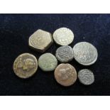French coin weights (8) assorted.