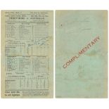 Cricket Score sheet Derbyshire v Australia played over July 28/29/30th hand signed by Don Bradman