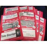Football - Bristol City home games c1955/1964 (approx 38)