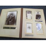 Carte de Visite album, dated 1898