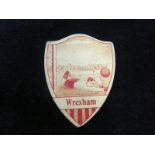 Football - Wrexham, shield