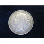 Crown 1845 cinquefoils toned VF, light edge knock.