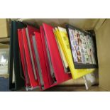 Box of World material in albums and stockbooks, plus loose (qty) Buyer collects