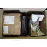 Giant Glory box of material, loose in boxes, Albums of FDC's, GB Presentation Packs, Royalty ,