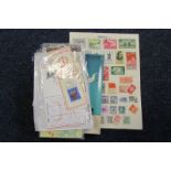 China - nice selection of material including packs, cards, on leaves, and a small album of mint from