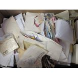 Carton of World material in sorted packets / envelopes, better noted (qty).