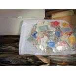 Carton of World material in sorted packets / envelopes / boxes, better noted (qty).