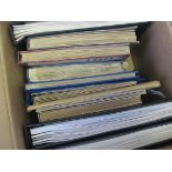 German collections in large box. Mainly albums plus loose stamps with better noted. Worth a look (