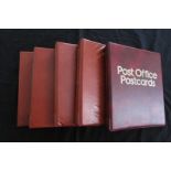 Box of 5x empty Royal Mail/Postoffice PHQ Card Album, each with 20 leaves (Buyer collects)
