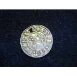 Aethelred II silver penny, CRUX Type, Spink 1148, obverse reads:- +AETHELRAED REX ANGLOX [first '