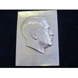 German Adolf Hitler Plaque dated 1938, GVF