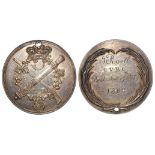 British Shooting Medal, silver d.39mm: TVRC Best Shot 17th Oct. 1808 to J. Powell, GVF holed.