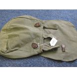 German Bread bag grey no makers marks marked HP. German army issue.