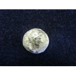 Hadrian colonial silver hemi-drachm of Caesarea, Cappadocia of year 4, wt. 1.32g., reverse:- Nike