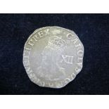 Charles I silver shilling, Tower Mint under the King [1625-1642], mm. Tun [1636-1638], Group D, Type