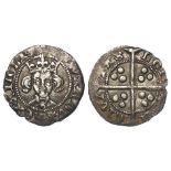 Edward III, silver penny, Fourth Coinage [1351-1361] London Mint, annulet below bust, annulet in one