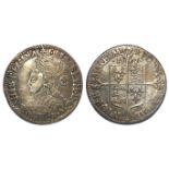 Elizabeth I silver milled sixpence [1561-1571] dated 1562, mm. star, small rose, decorated dress,