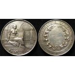 British India Photography Prize, silver d.51mm: The Photographic Society of India medal by J.S. &