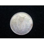 Ireland Shilling 1933 lightly cleaned nEF