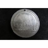 British Commemorative Medallion, white metal d.48.5mm: Boulton's Trafalgar Medal 1805, Eimer no.