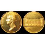 British Academic Prize by B. Wyon, struck in gold, d.41.5mm, wt.42.3g: Christ's Hospital
