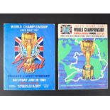 Football - 1966 World Cup Final programme 30th July England v West Germany, with the 1966 Souvenir