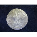 Elizabeth I silver shilling, Second Issue [1560-1561], mm. Martlet, Spink 2555, full, round, well