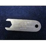 German dagger spanner for the top nut of ss sa nsfk daggers maker marked