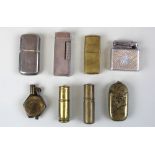Collection of vintage cigarette lighters including, The Park, Dunhill and more