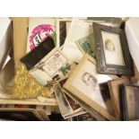 Paper ephemera - a large box packed with various material, well worth a rummage  (qty)