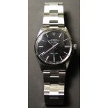 Gents Stainless Steel Rolex Oyster Perpetual Air King Watch on Original Oyster replacement strap (