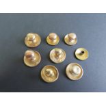 Assortment of mainly 9ct collar studs