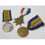 1914 trio to 9852 Pte Fred Maidment 2nd batt Notts & Derby Regt qualifying date 8-9-1914, no clasp