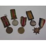 1915 Star Trio to 17031 Pte R Dore Oxf & Bucks L.I., with a GVI Special Constabulary Medal and LS