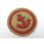 8th GHQ Troops, Royal Engineer Beach Groups WW2 formation sign badge