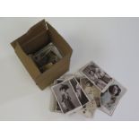 Actors & actresses, original mixed collection in box   (approx 196 cards)