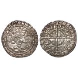 Henry VI, First Reign [1422-1461] silver groat, London Mint, Leaf-pellet Issue [1445-1454], leaf