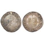 Edward VI silver shilling, Fine Issue [1551-1553], mm. Tun, Spink 2482, full, round, well centred,