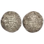 Henry VI First Reign [1422-1461], silver groat, Rosette-mascle Issue [c.1430-1431], Calais Mint,