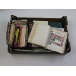 Banana box of various mixed material in albums, shoeboxes, loose, etc (buyer collects)