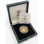 Double Sovereign 1994 Proof aFDC (finger mark on obverse) boxed as issued