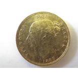 Half Sovereign 1885/3 VF/GVF