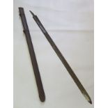 1796 Heavy Cavalry sword blade and scabbard possibly Officers