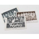 Cricket, Somerset Xl, Notts 1907 team & Middlesex 1947 team   (3)